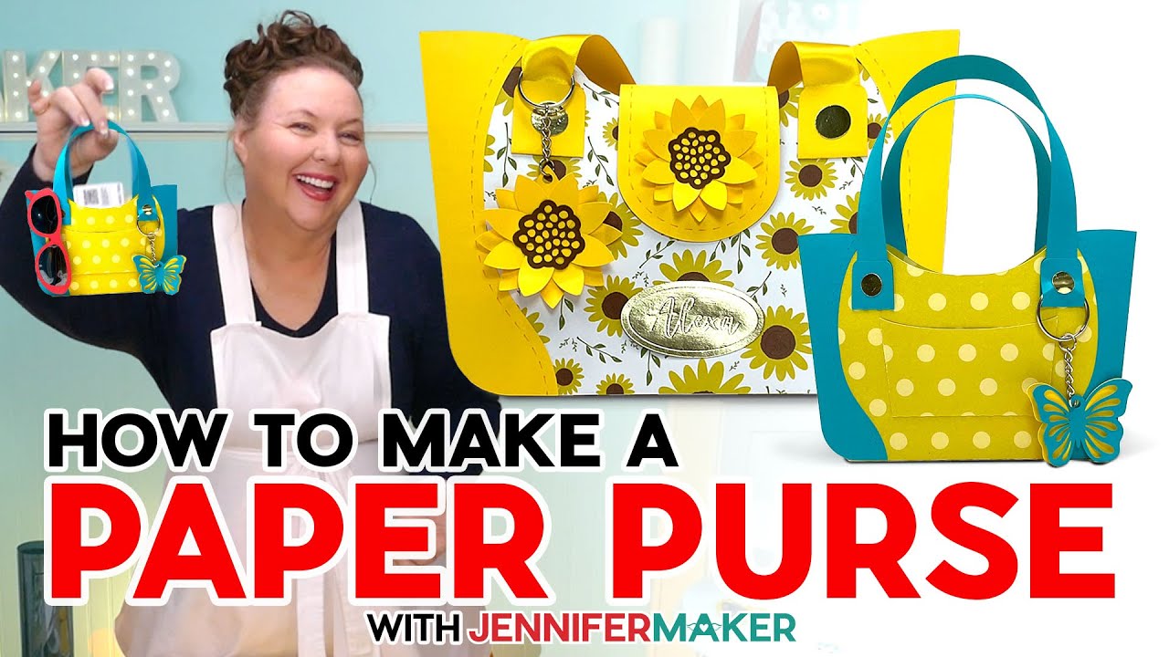 Crafting A Stylish Paper Purse And Accessories - Easy DIY Tutorial!