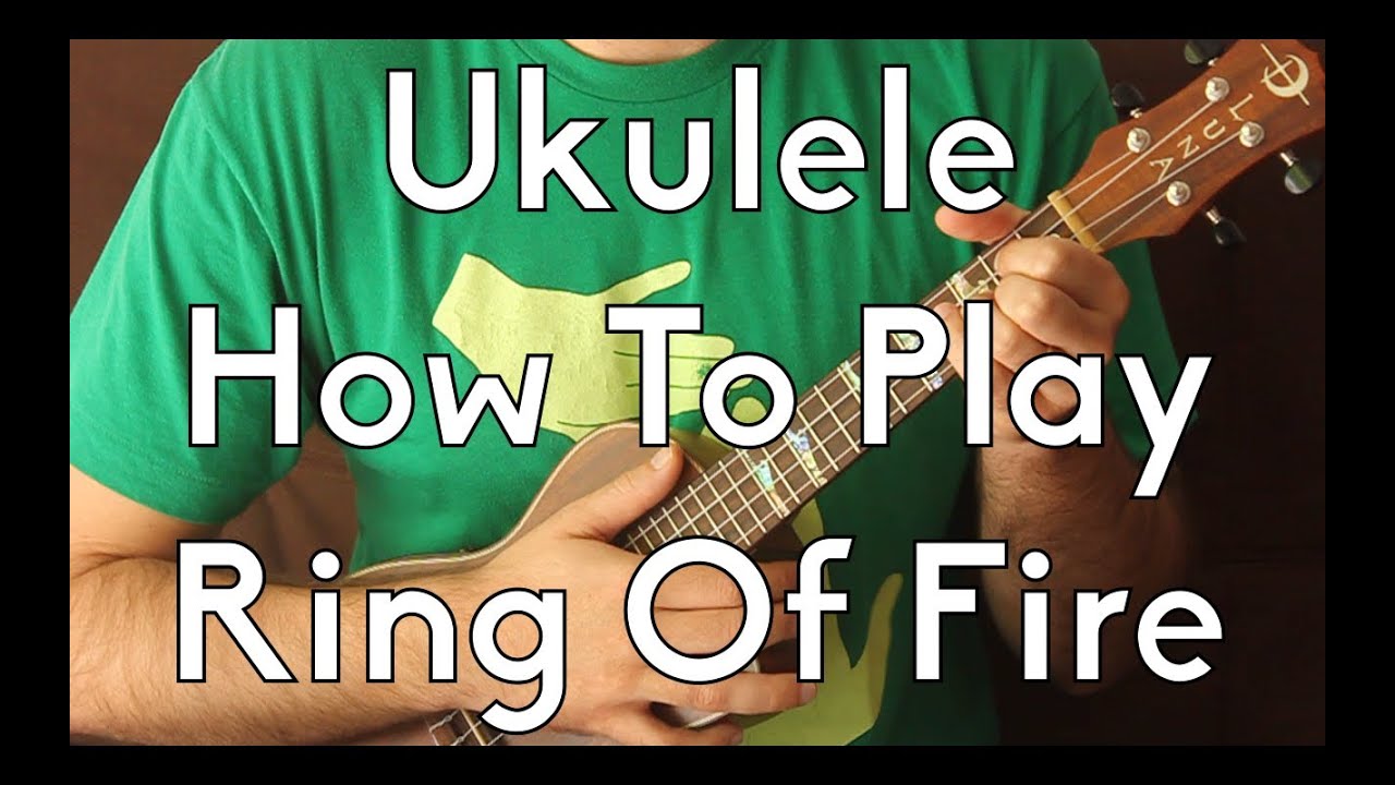 How to Play Ring of Fire on Ukulele by Johnny Cash - Easy Ukulele w/Tabs - Ukulele Lesson