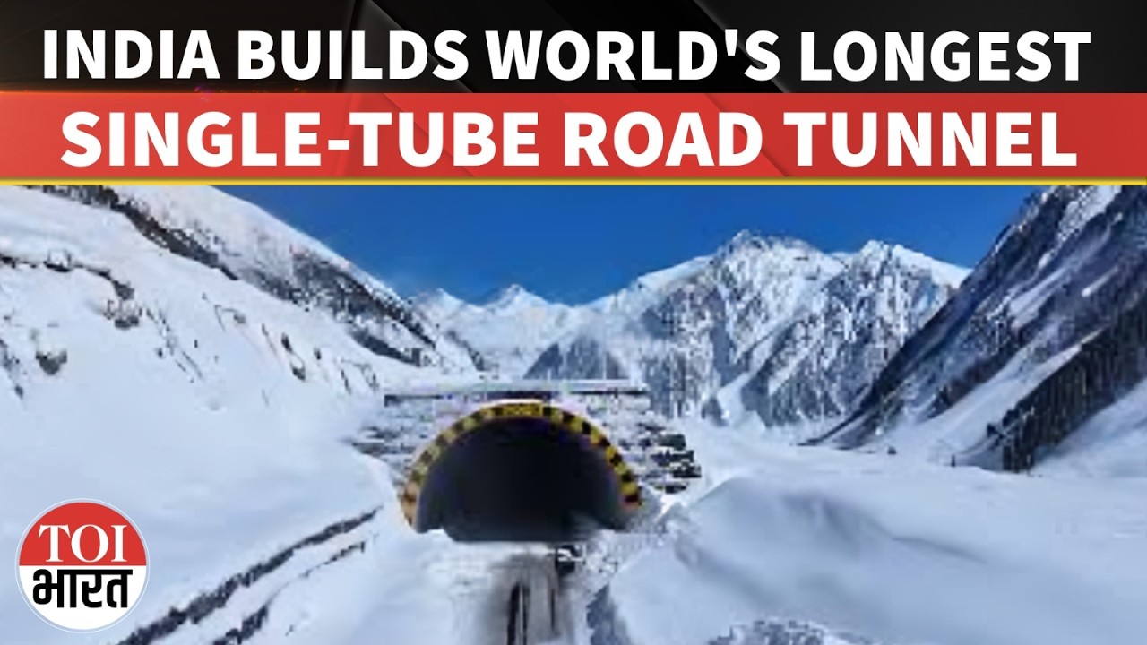 India's Zojila Set To Become World's Longest Single-Tube Bi-Directional Road Tunnel