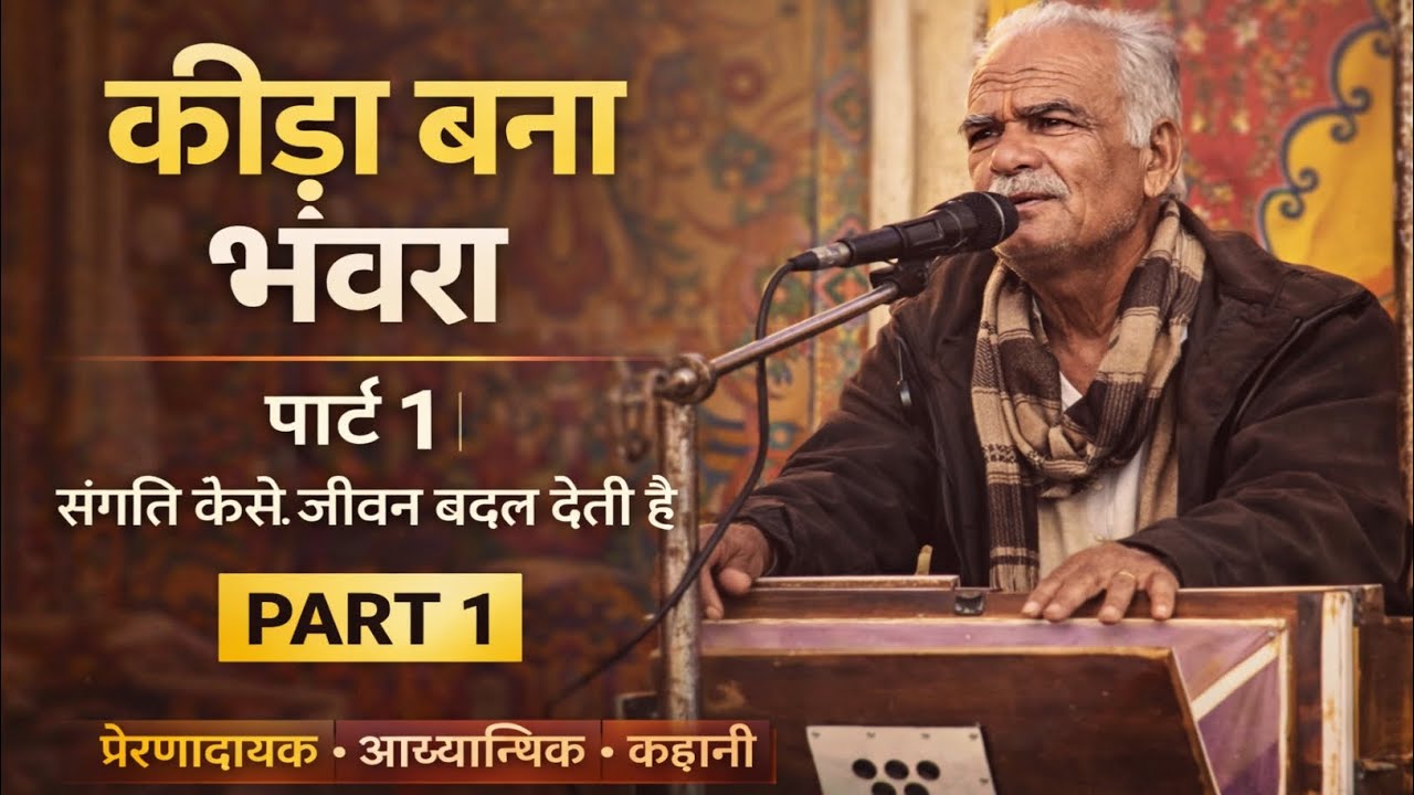 कीड़ा बना भंवरा | पाठ 1 | संगति कैसे जीवन बदल देती है | भंवर दास जी वैष्णव। 