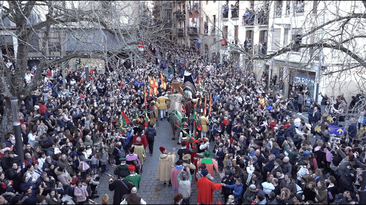 Llegada de SSMM los Reyes Magos de Oriente a Pamplona 2023