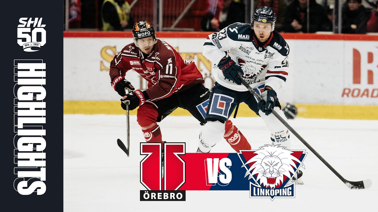 &Ouml;rebro vs Link&ouml;ping | 16 oktober 2025 | Highlights