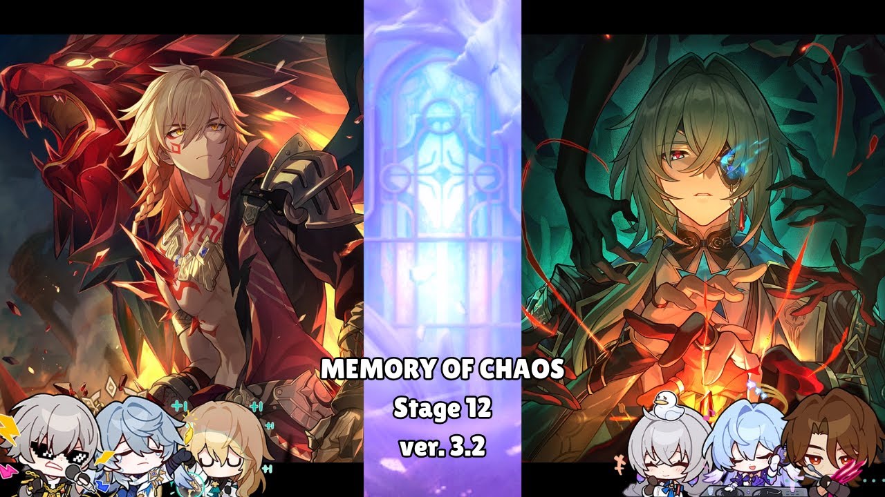 HSR 3.2 Memory of Chaos 12 - My First Time Clear / Mydei x Anaxa + Builds