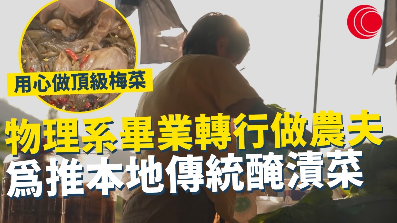 一線搜查｜物理系畢業轉行做農夫 為推本地傳統醃漬菜 用心做頂級梅菜 雪菜菜脯鹹酸菜全部手工制｜943集｜有線新聞 簡采恩｜#一線搜查｜HOYTV 77台 #HOYTV #開電視