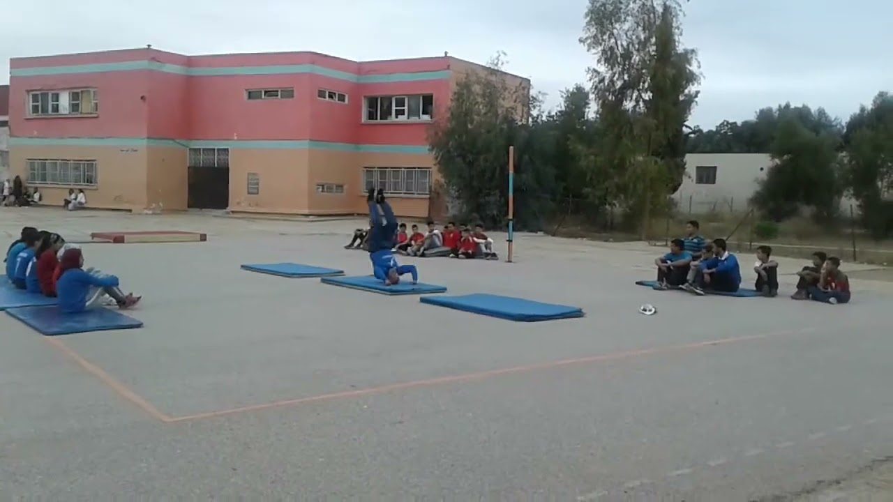 إختبار التربية البدنية الجمباز