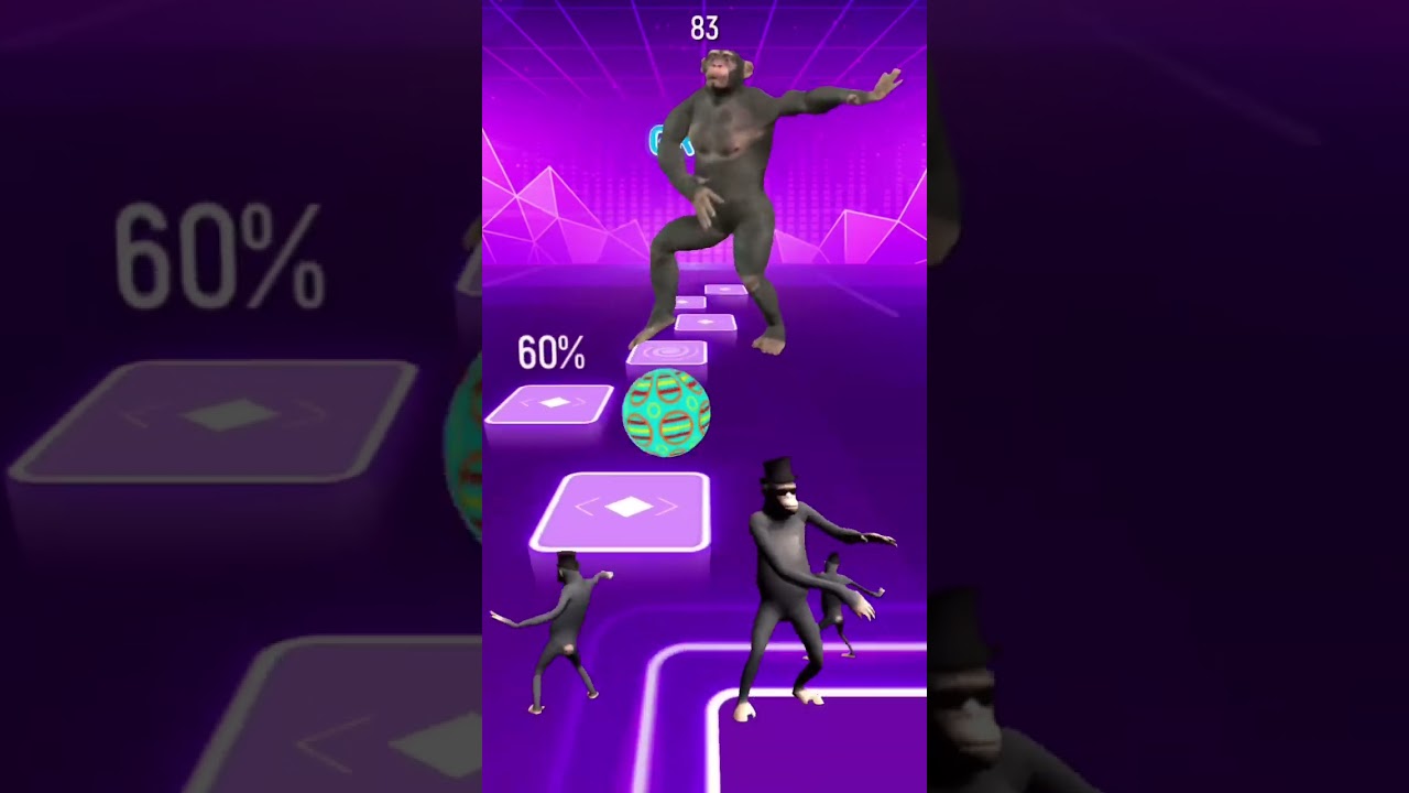 🙉 Tiles Hop Dance Monkey 🙉 Tiles Hop edm rush Dance Monkey me vs me || Tiles Hop EDM Rush