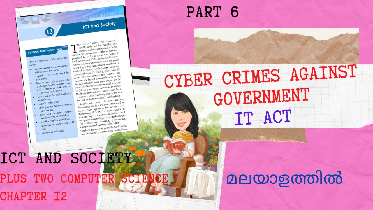 CYBER CRIMES AGAINST GOVERNMENT|| IT ACT|| ICT AND SOCIETY||CHAPTER 12||PLUS TWO CS||PART 6