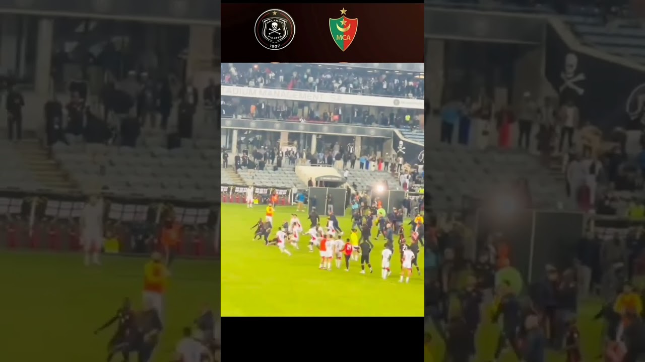 Things got heated after Orlando Pirates eliminated MC Alger #TotalEnergiesAFCON2025