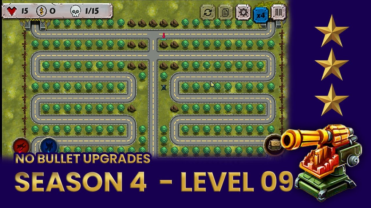 Battle Strategy: Tower Defense - Season 4 Level 09 Walkthrough