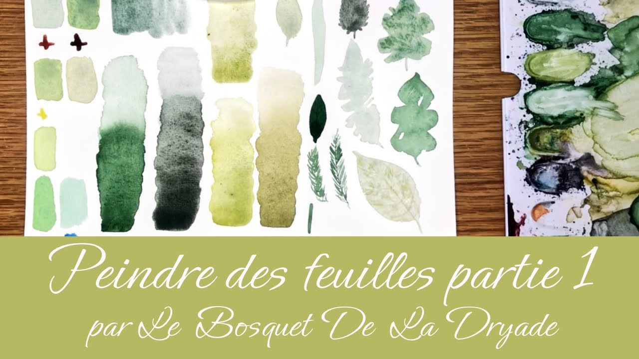 Tips du Bosquet / Peindre les feuilles part 1