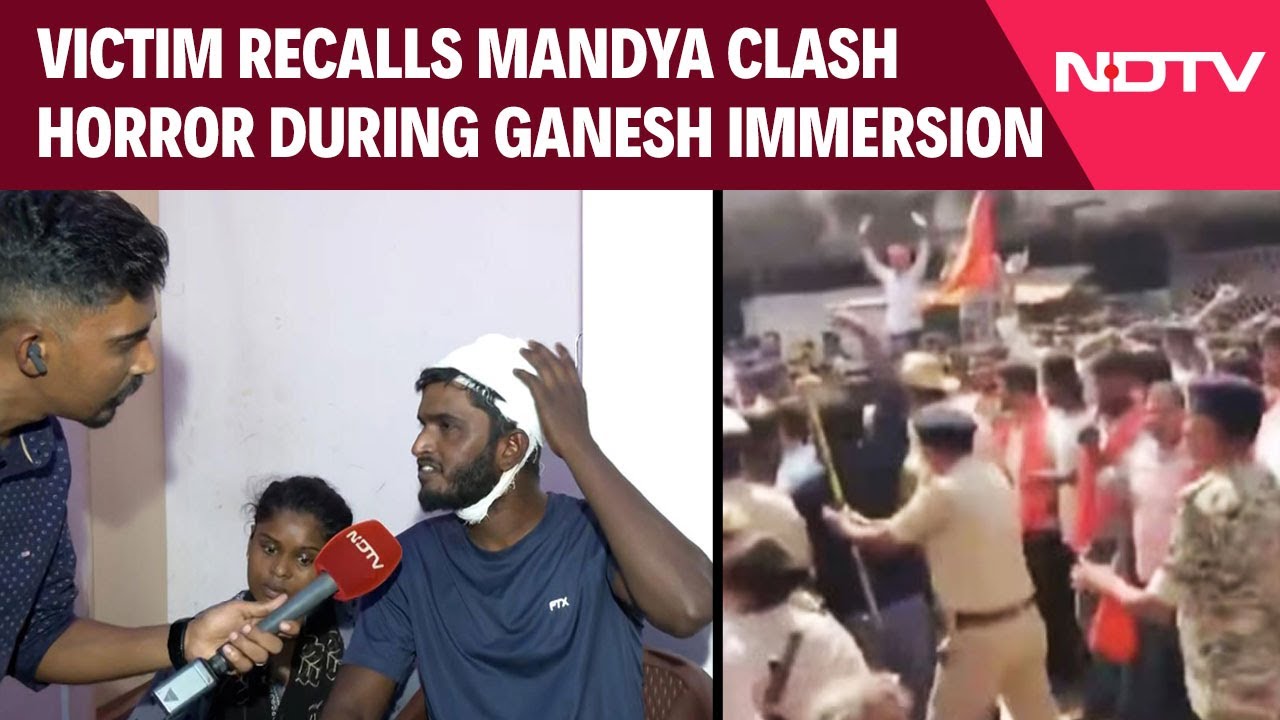 Injured Victim Recounts Horror Of Mandya Clashes During Ganesh Idol Immersion In Karnataka