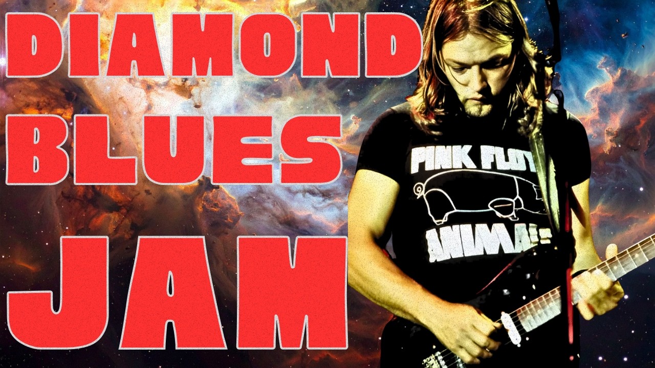 PINK FLOYD STYLE PSYCHEDELIC BLUES BACKING TRACK IN G MINOR