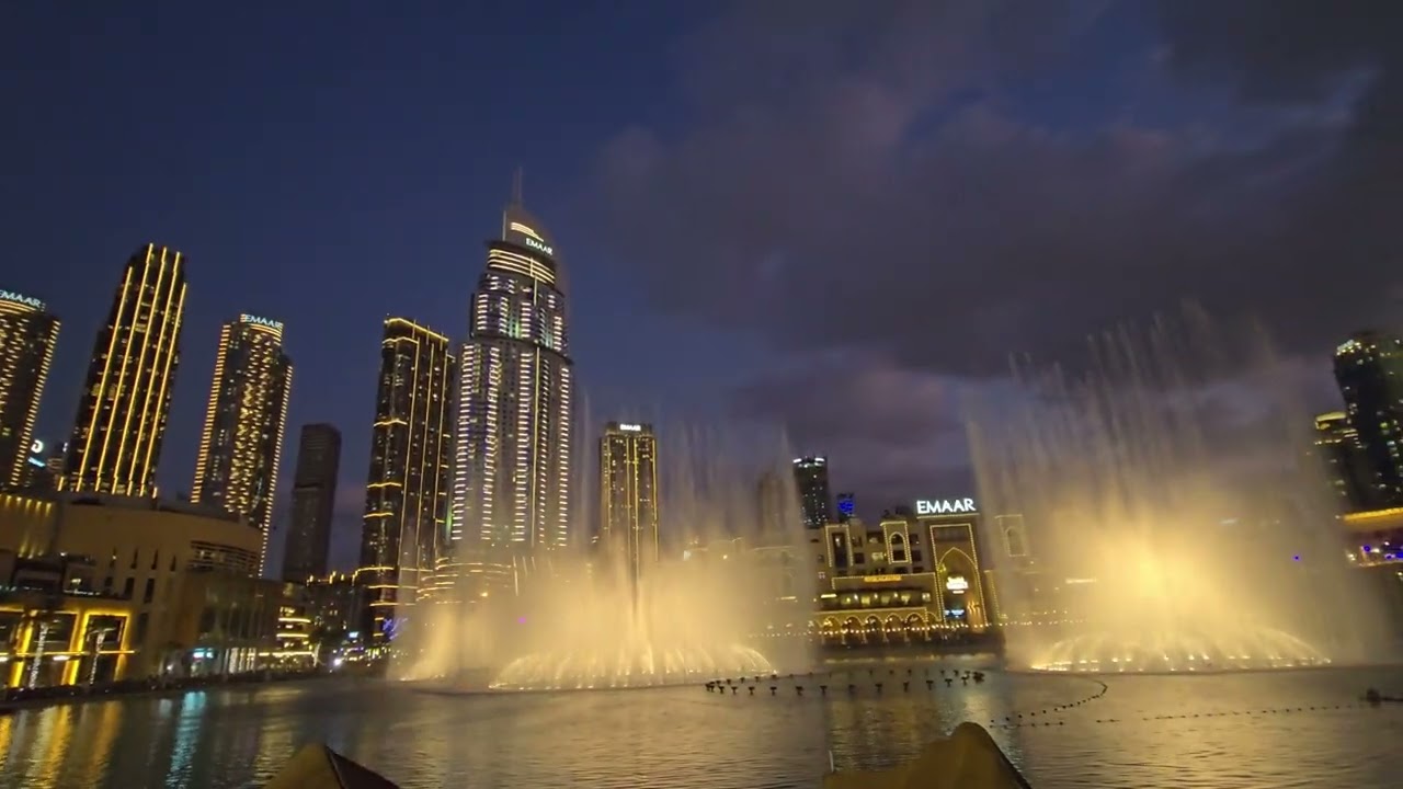 Burj Khalifa #new year 2026 fountain show 