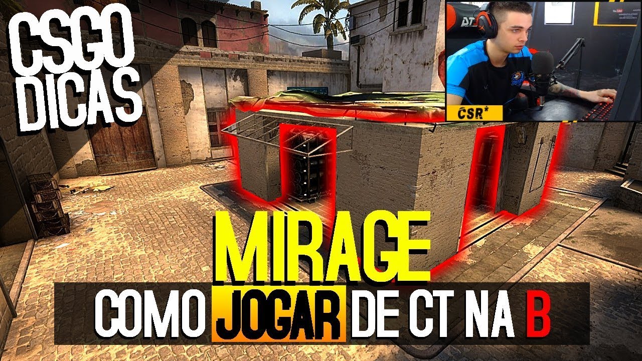 Como jogar de CT na B da MIRAGE - CS:GO Dicas