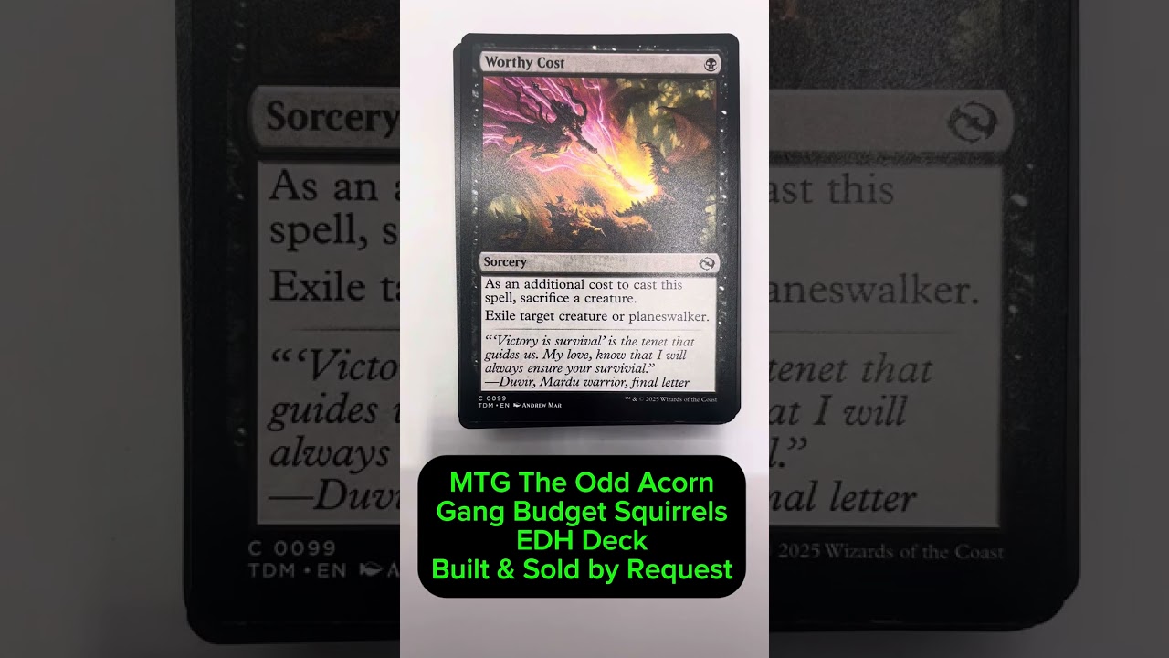 MTG Budget EDH Deck Tech: The Odd Acorn Gang Squirrels by Combo of Rocks