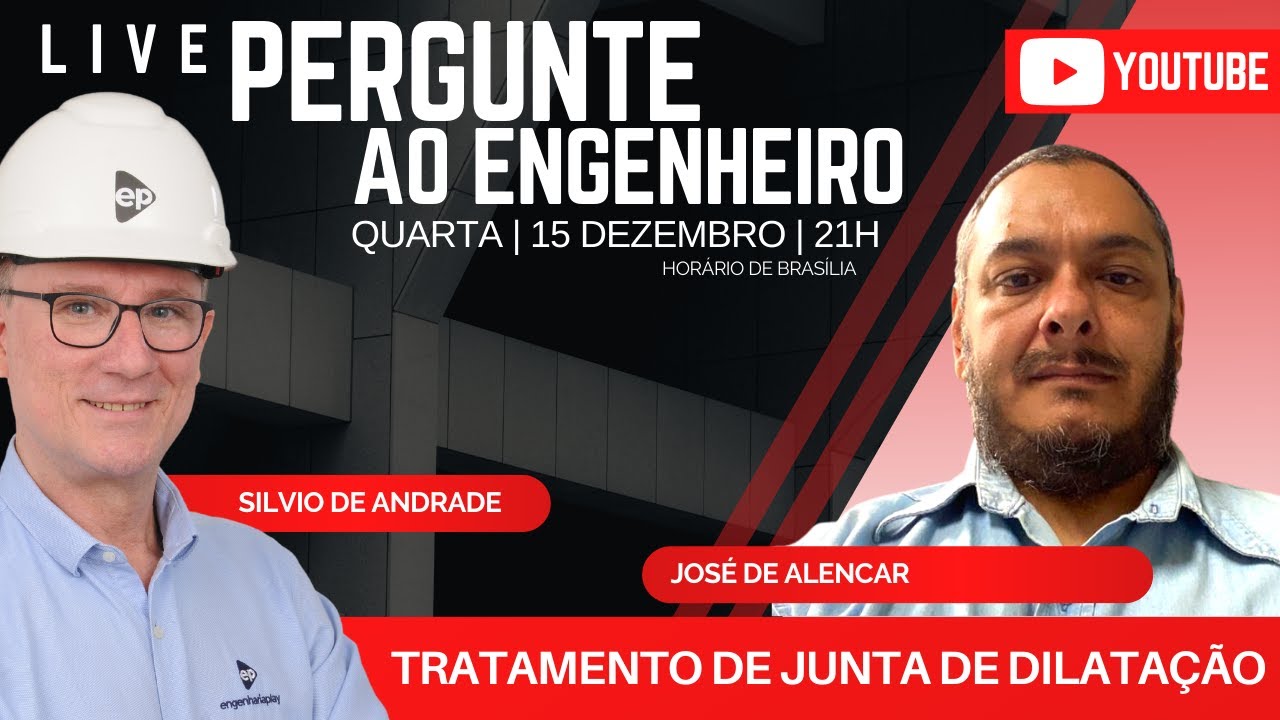 TRATAMENTO DE JUNTA DE DILATAÇÃO com o Engenheiro JOSÉ DE ALENCAR