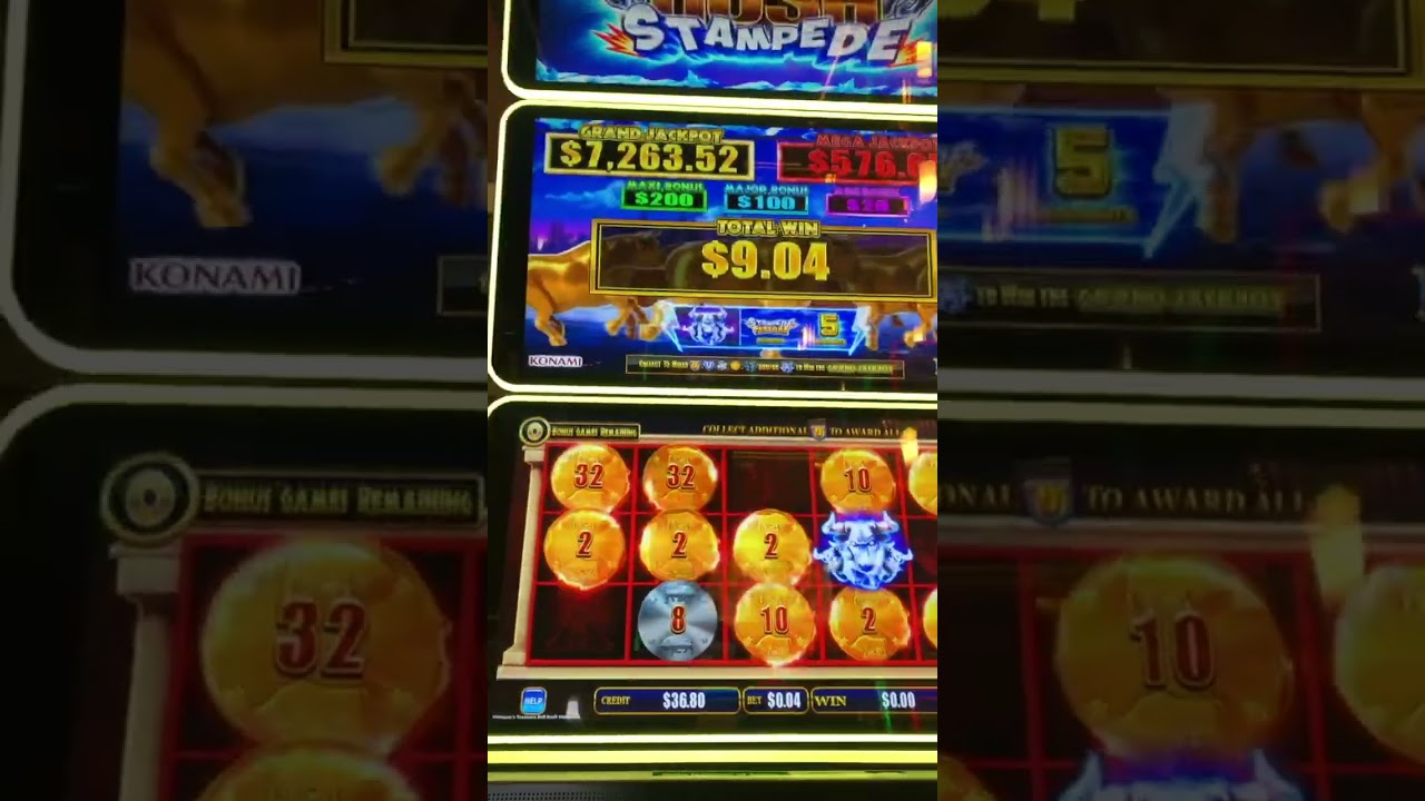 2 cent bet 💥Bull Rush Stampede Jackpot💥chase💰Did I get the Jackpot?!!😜 So Exciting🎉🎉🎉