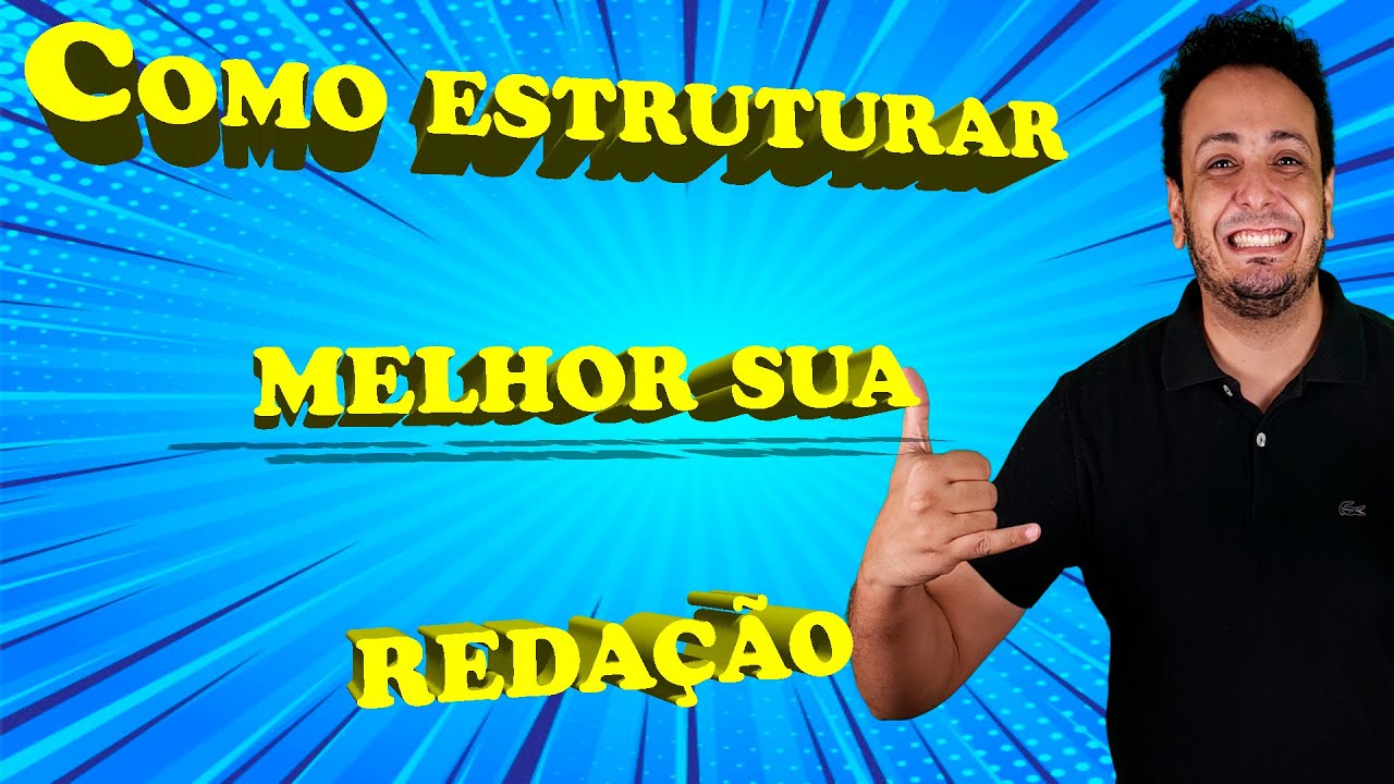 Como estruturar melhor sua redação (Projeto de texto). [PROF. FELIPE VILELA] - PORTUGUÊS EM MINUTOS