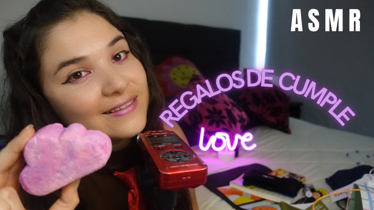 Mostrando mis REGALOS de CUMPLEAÑOS 🎂 Asmr 💜