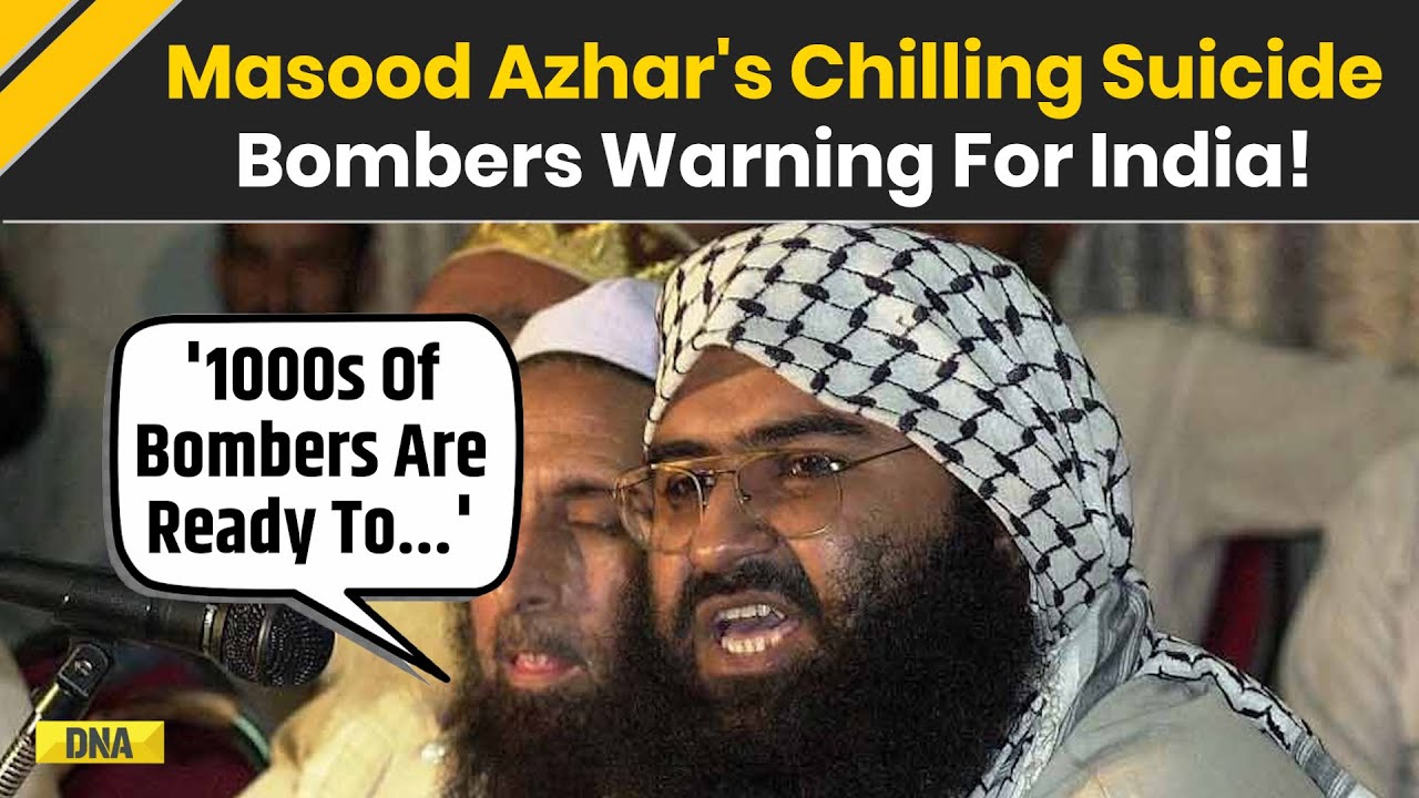 India Pakistan News: Masood Azhar Claims JeM Has Thousands Of Suicide Bombers In Chilling Audio Clip