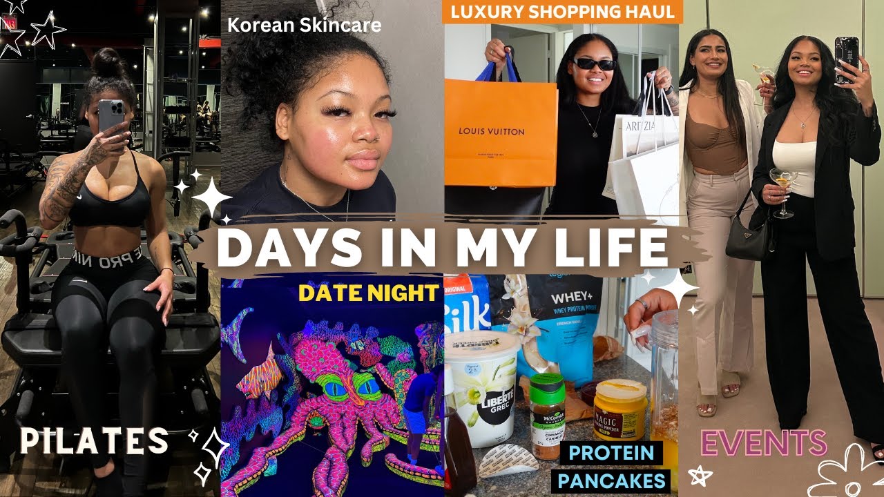 VLOG: PRADA EVENT, KOREAN SKINCARE, PILATES, DATE NIGHT, WORKOUT WITH ME + COOKING