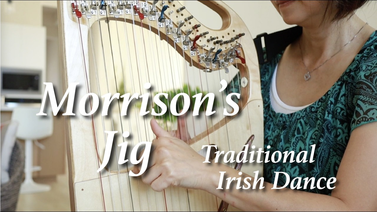 Morrison's Jig - Traditional Irish (Double-Strung Lap Harp 432 hz)