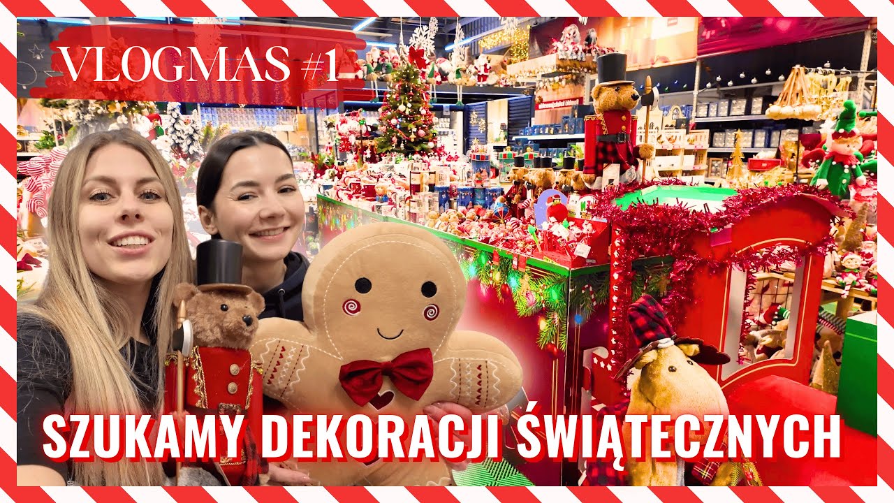 VLOGMAS #1: Polujemy na dekoracje świąteczne! 🎄 OBI • IKEA • Castorama + unboxing Rituals
