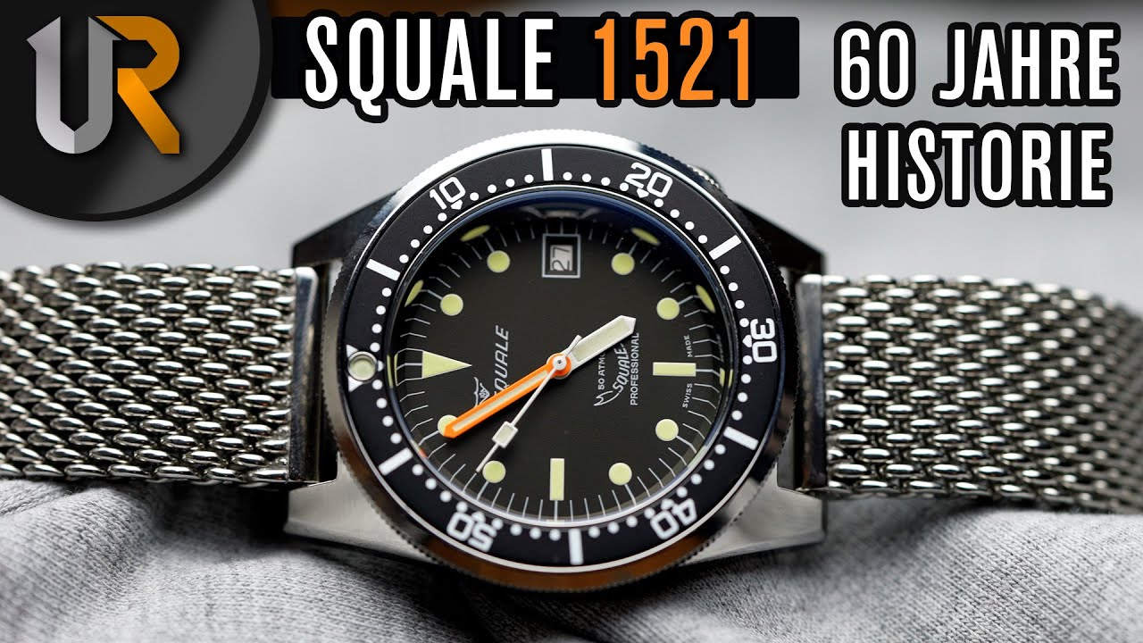 Vor der ROLEX SUBMARINER produzierte SQUALE bereits Taucheruhren!