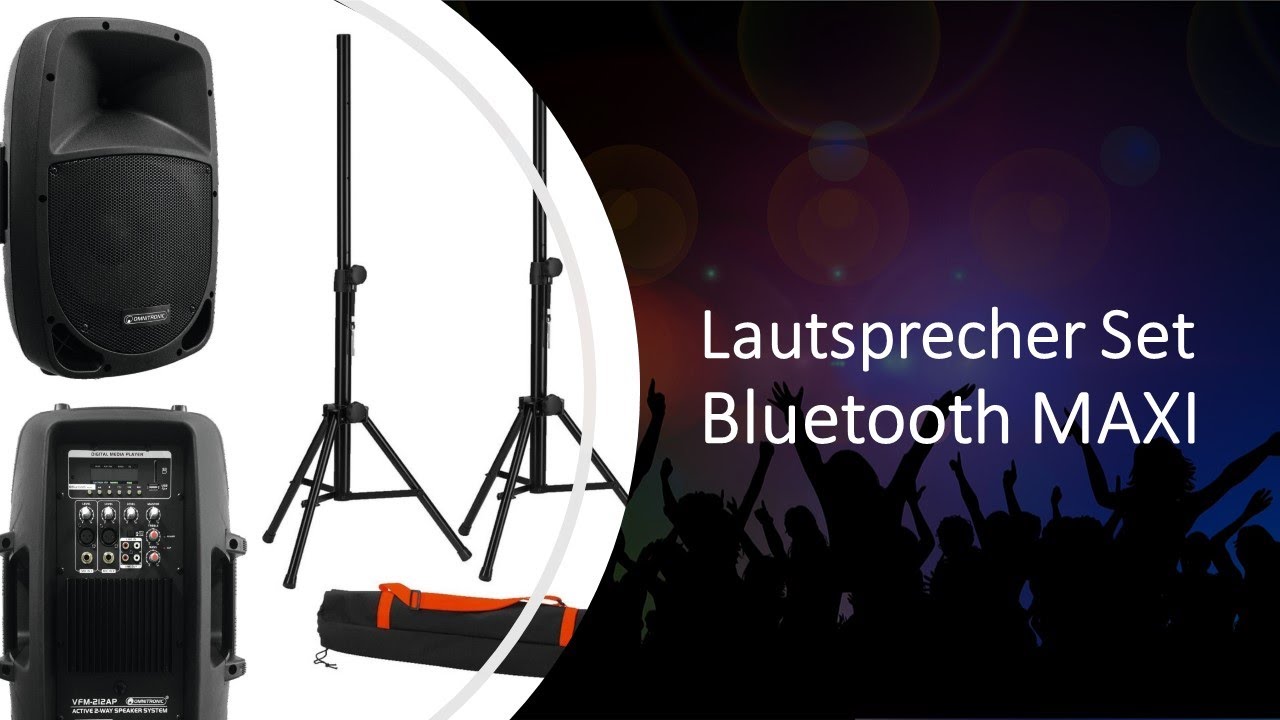 Lautsprecher Set Bluetooth Maxi - www.da-sound.de