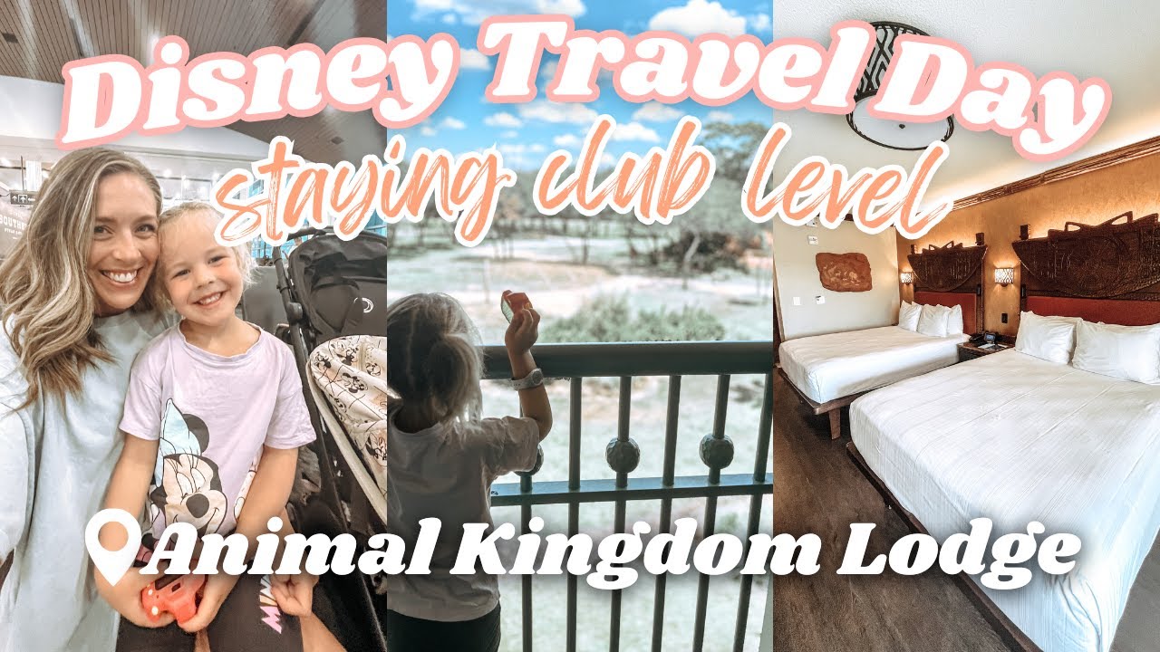 DISNEY TRAVEL DAY ✨ Staying CLUB LEVEL at Disney’s Animal Kingdom Lodge | June 2024