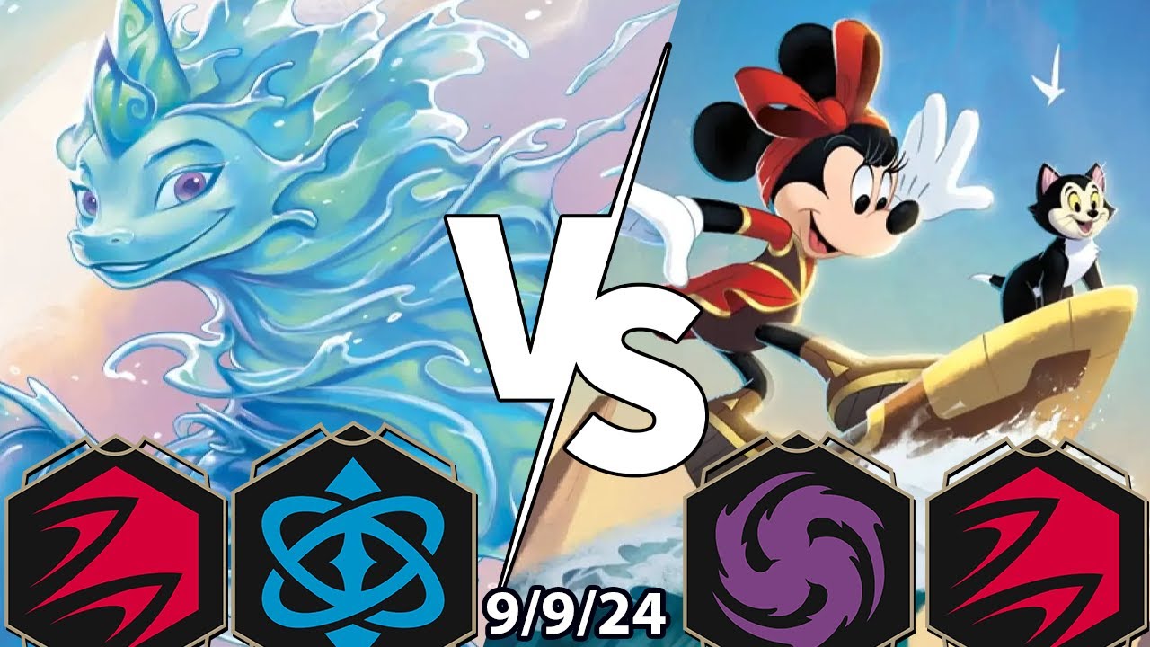 Ruby/Sapphire VS Amethyst/Ruby 9/9 Rd.2 [Lorcana]