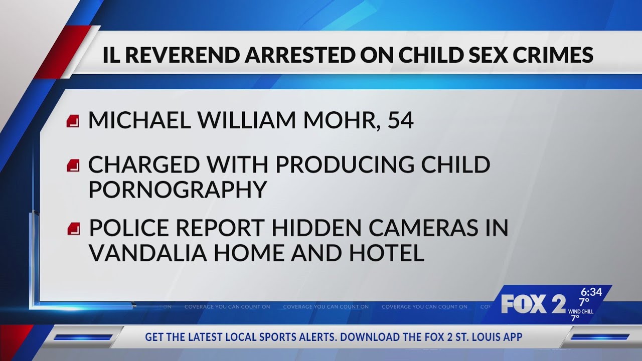 Illinois reverend accused of producing child porn