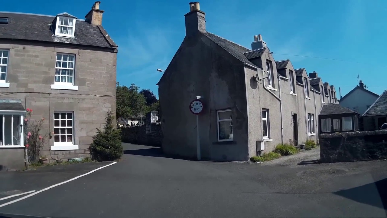 Summer Drive To The Church In Methven Perthshire Scotland