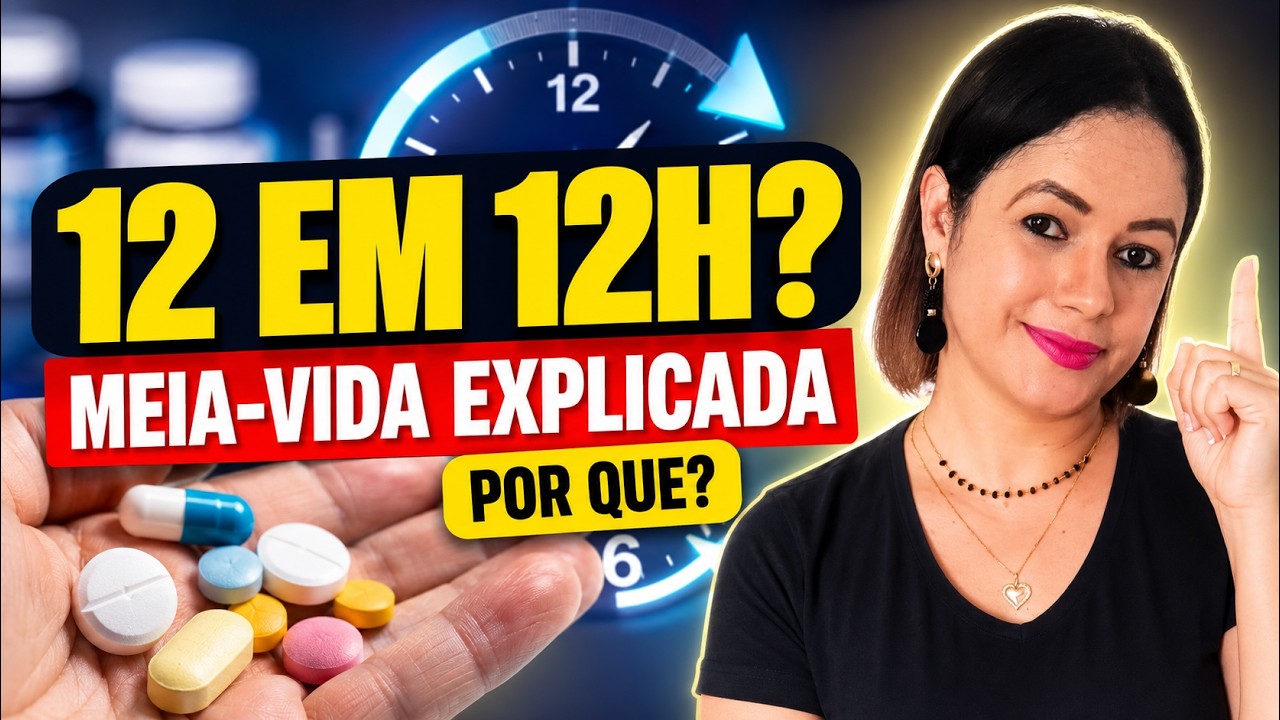 Farmacologia Básica: O segredo por trás da posologia (Meia-Vida) 🧠✅