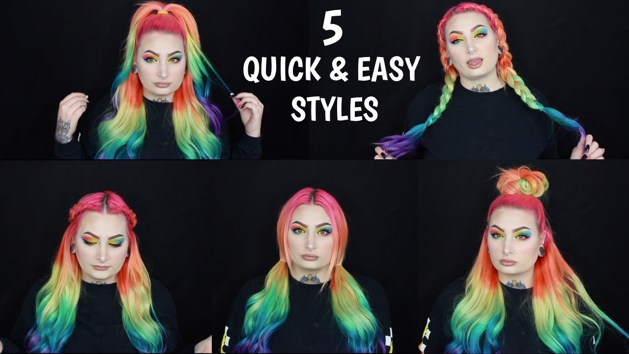 QUICK & EASY Hairstyles With Clip In Extensions