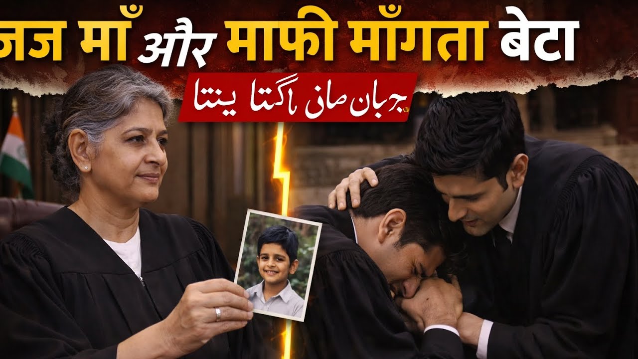 जज माँ और माफी बेटा //Hindi Emotional story🙏
