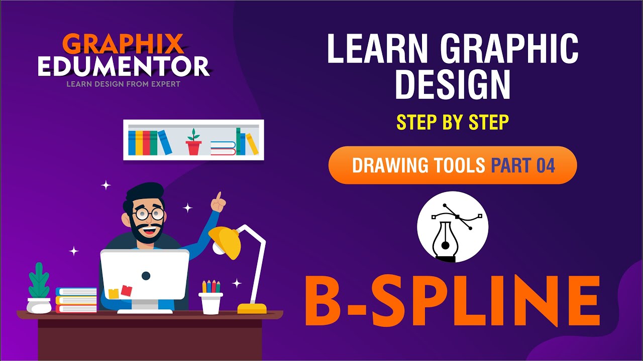 CorelDraw B-Spline Tool Part 04 | Graphix Edumentor