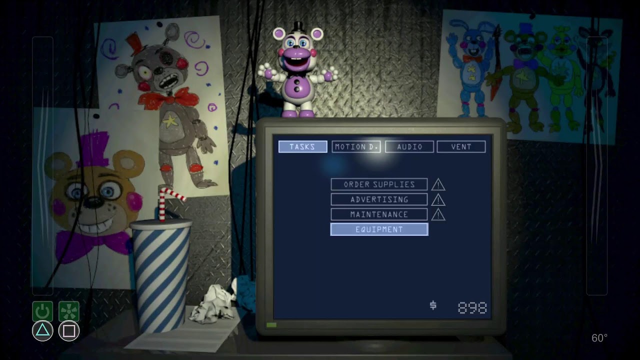 EU VOLTEIIII!!!! Jogando FNaF 6!!!!!