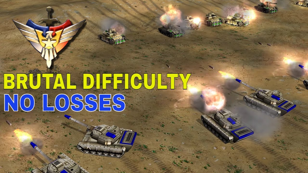 Command and Conquer Generals USA Mission 1 : FINAL JUSTICE (BRUTAL Difficulty) NO LOSSES
