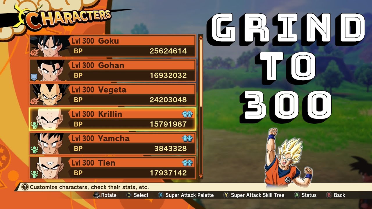 Method to Grind to Level 300 | Dragon Ball Z Kakarot