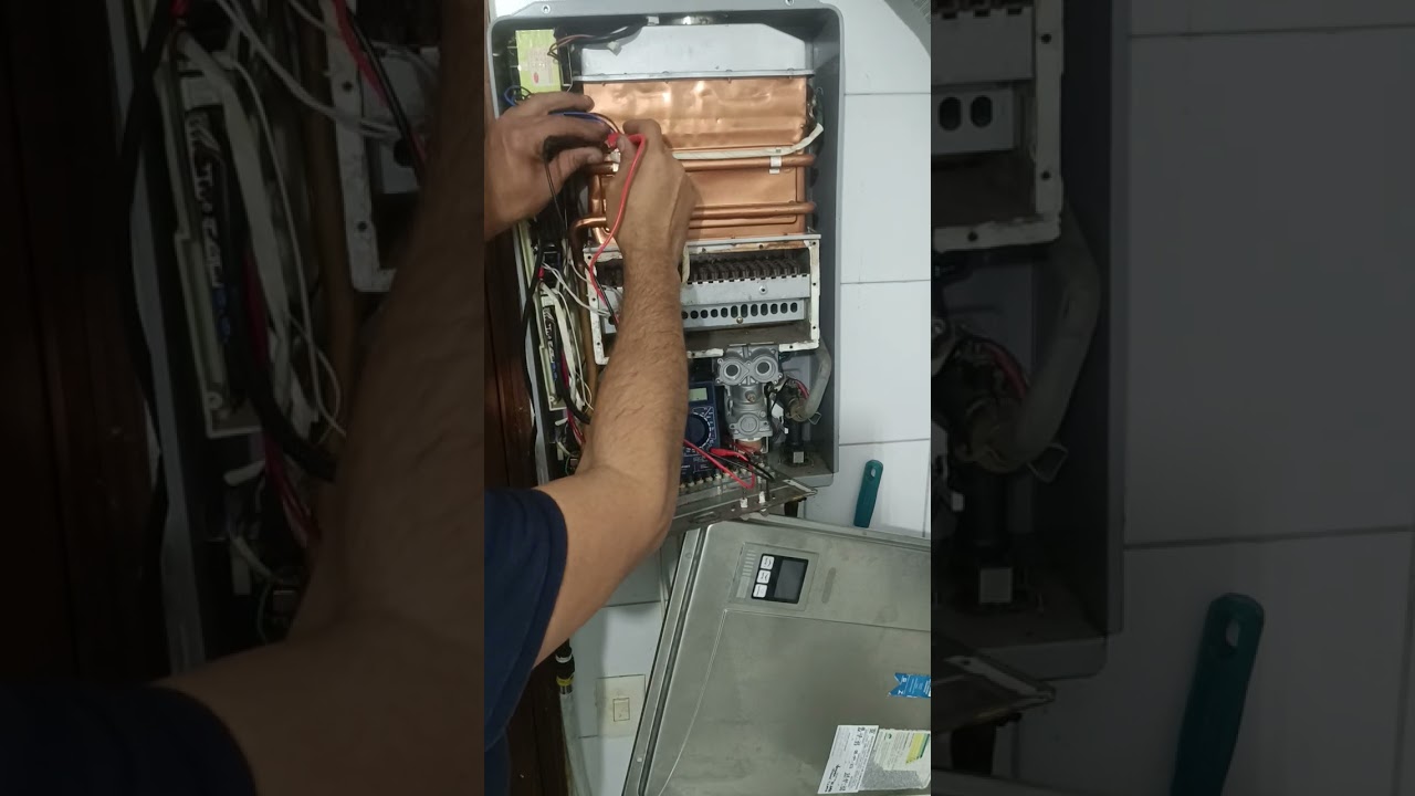 Aquecedor Komeco KO 31 Di dando código E1. #komeco #aquecedor #aguaviva