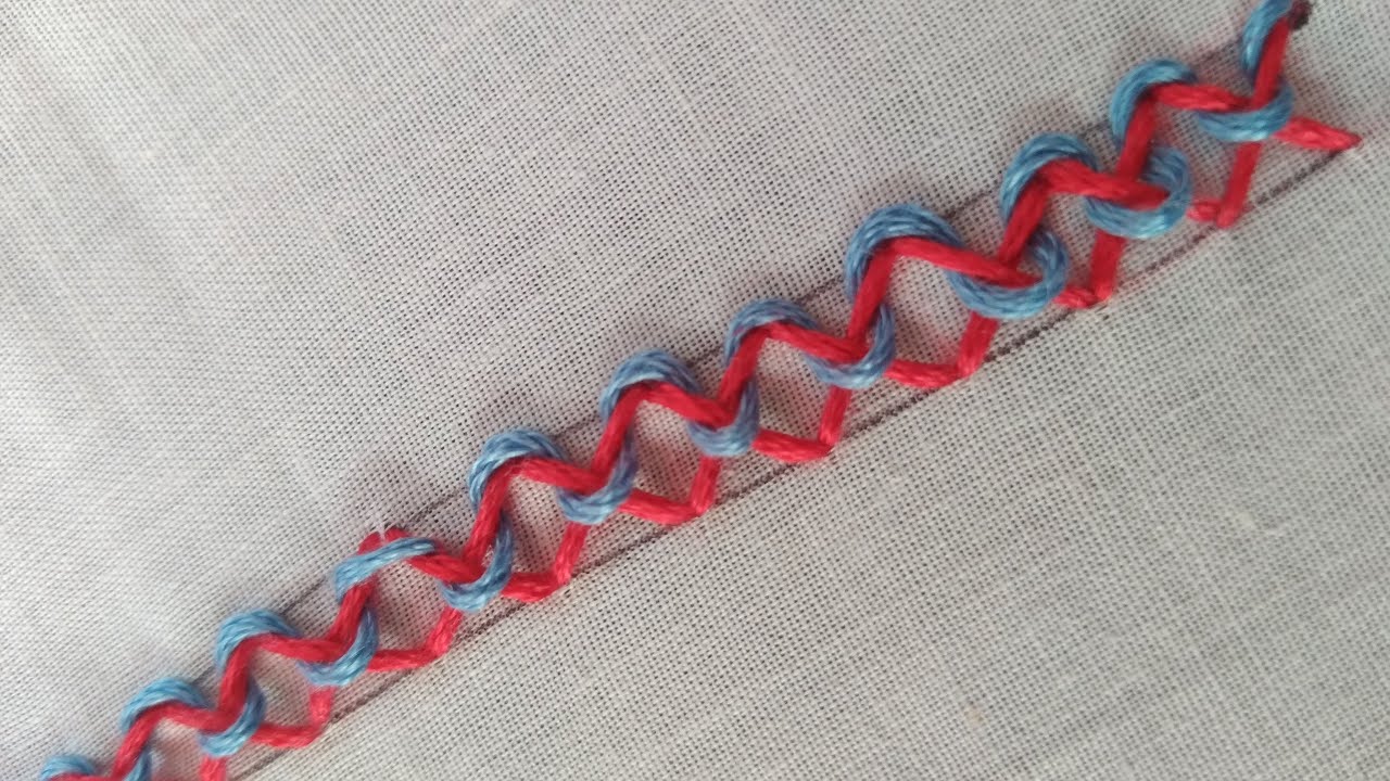 Border Design, Hand Embroidery Tutorial, Trending Design Work