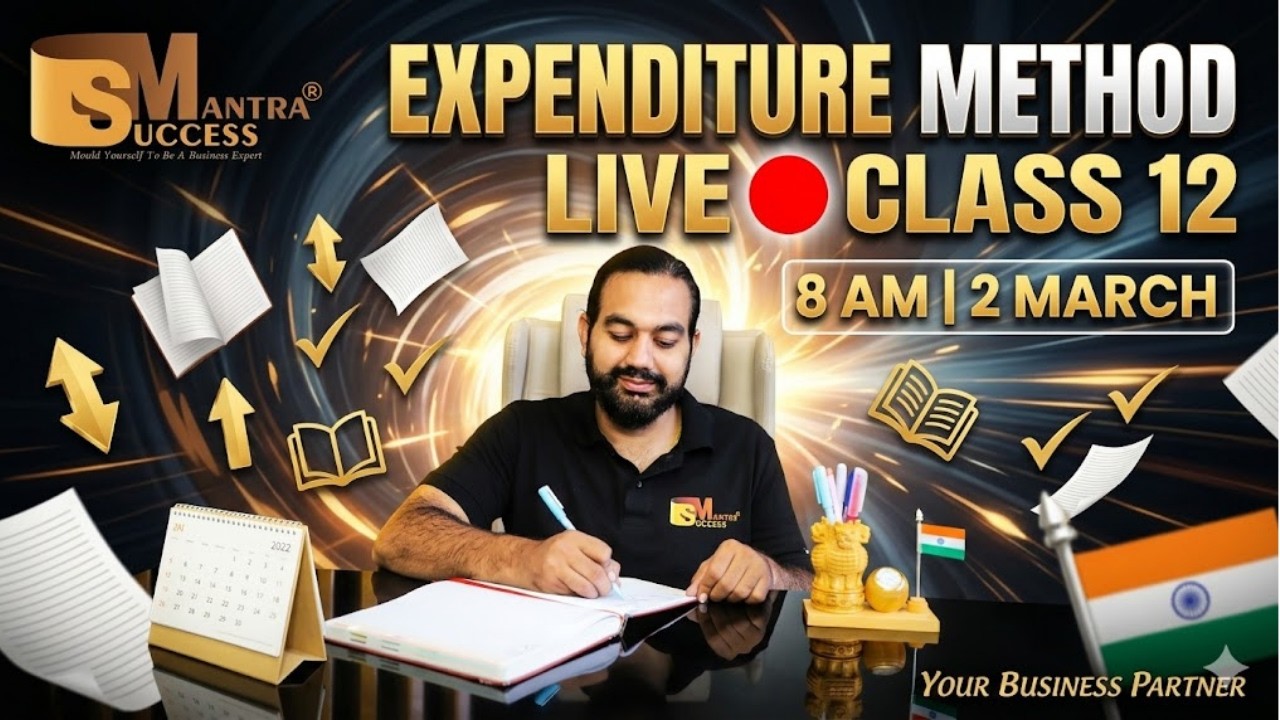 Expenditure Method LIVE 🔴 | Class 12 Economics | Board Exam 2026