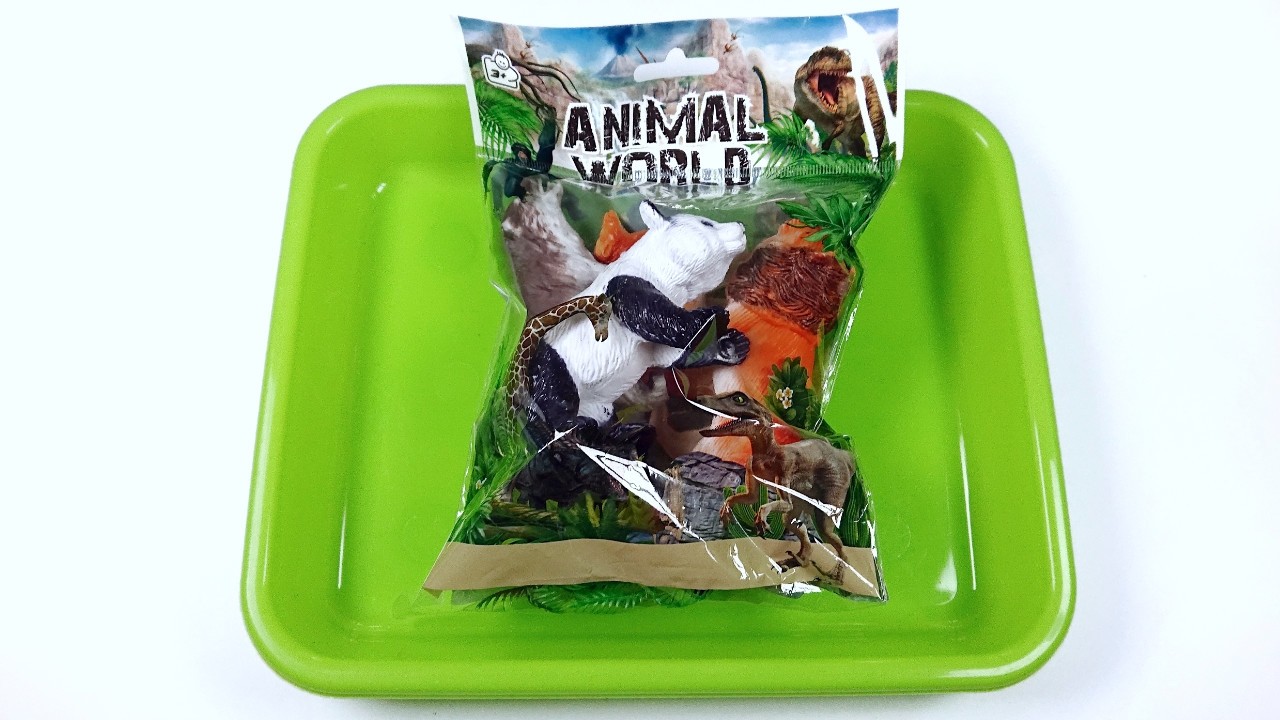 Lion Camel Panda Wolf I Unboxing Animal Toys Collection! #unboxing #animals #asmr