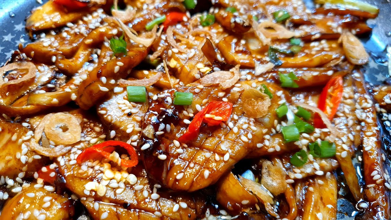 Món chay - NẤM ĐÙI GÀ XÀO DẦU HÀO món chay dễ làm tại nhà  - món ngon tại nhà