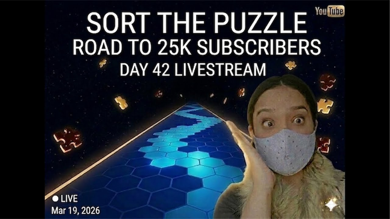 LIVE🔴Come Play Sorts The Colours With Me?! Ep42 😱 #livestreaming #games #challenge #puzzle
