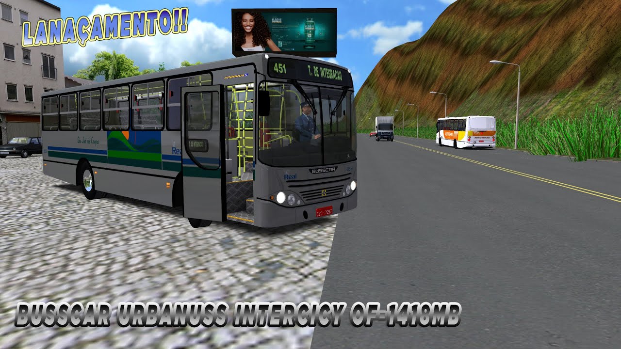 [OMSI 2] LANÇAMENTO!!  BUSSCAR URBANUSS INTERCITY OF 1418 BY Rievert