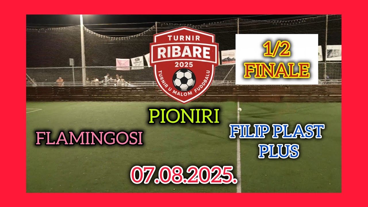 FLAMINGOSI - FILIP PLAST PLUS 3:1 (2:1) Polufinale pionira turnura RIBARE 2025