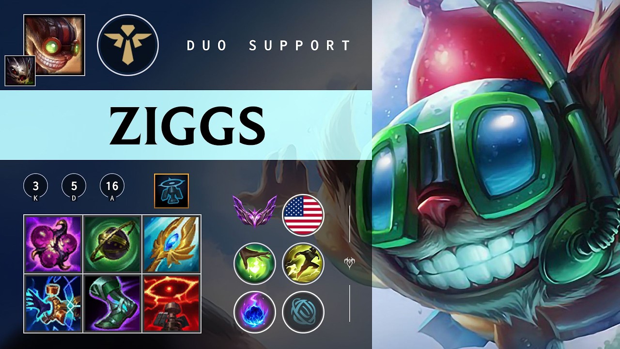 Ziggs Support vs Leona - NA Master Patch 26.04