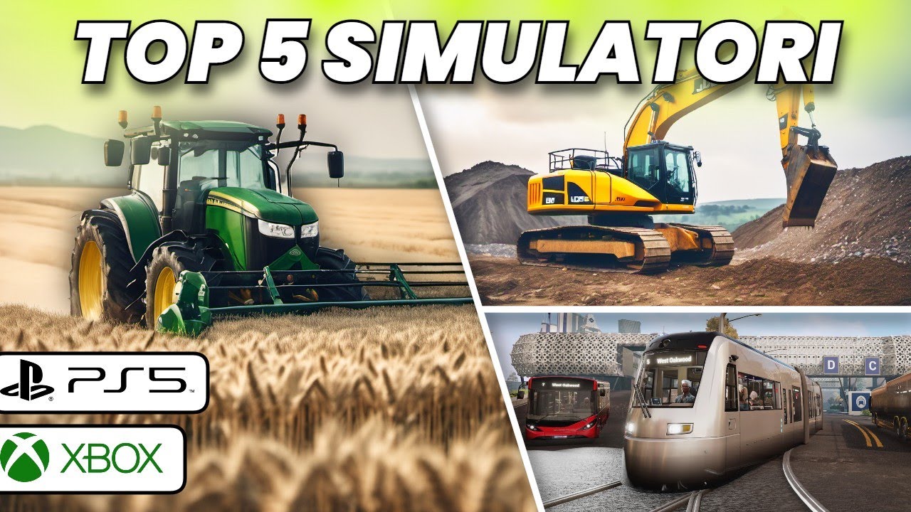 TOP 5 MIGLIORI SIMULATORI per CONSOLE!